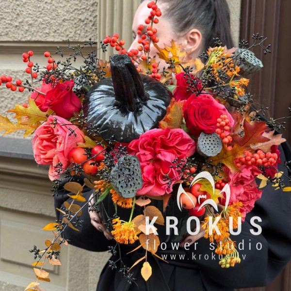 Composition in pumpkin- Autumn magic