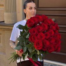 Красные Розы 80cm XXL