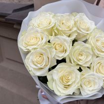 Белые розы 50см XXL - Белая роза, Белый с круглосуточной доставкой по Риге и Латвии | Krokus.lv