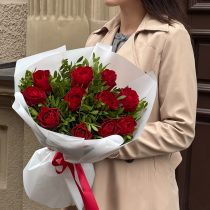 Red Holland roses 50cm