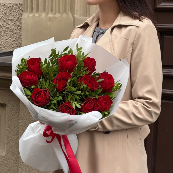Sarkanas Holandes rozes 50cm