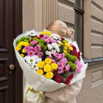 Mixed Santini Chrysanthemums