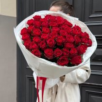 SUPERPRICE! 51 Red roses 50cm