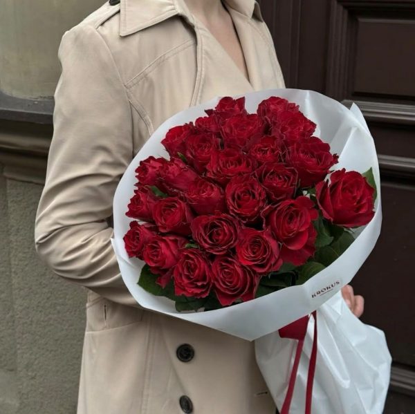 Sarkanas rozes 50cm